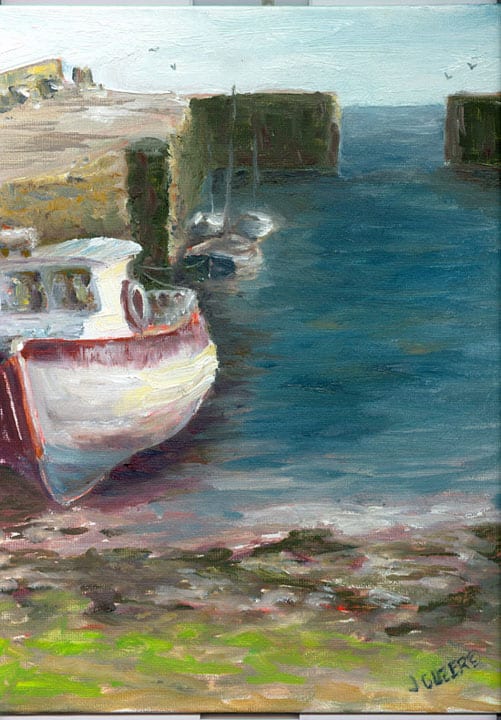 Gourdon Harbour by Jan Clizer, Image 1.
