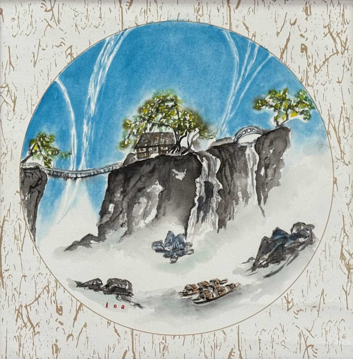 Mėlynas lietus / Blue rain by Ina Loreta Savickiene 