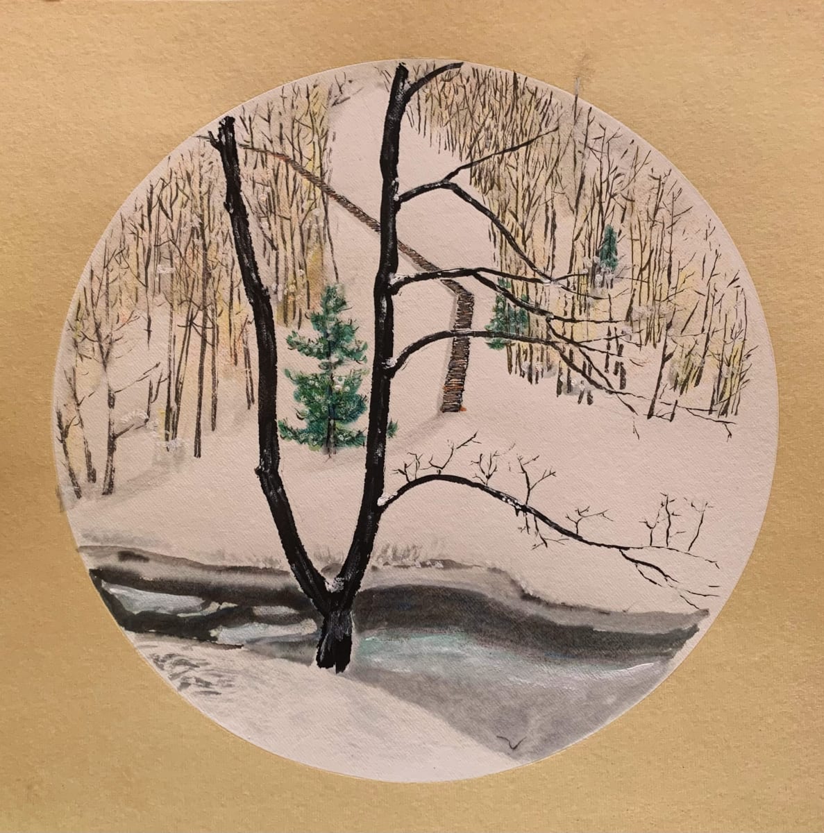 Žiemos apmąstymai / Winter reflections by Ina Loreta Savickiene 