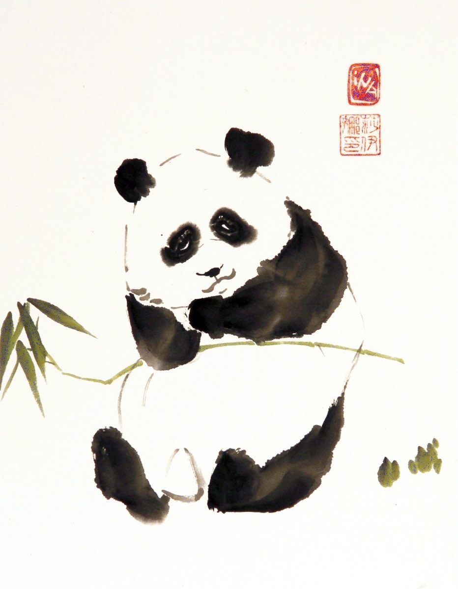 Tiesiog Miela Panda I Simply Cute Panda I By Ina Artwork Archive