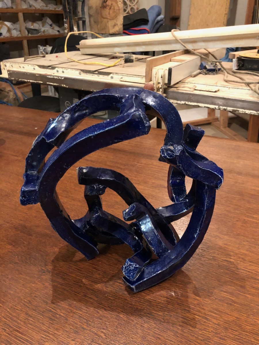 Hoop - Deep Cobalt by Brandon Reese, Image 1.
