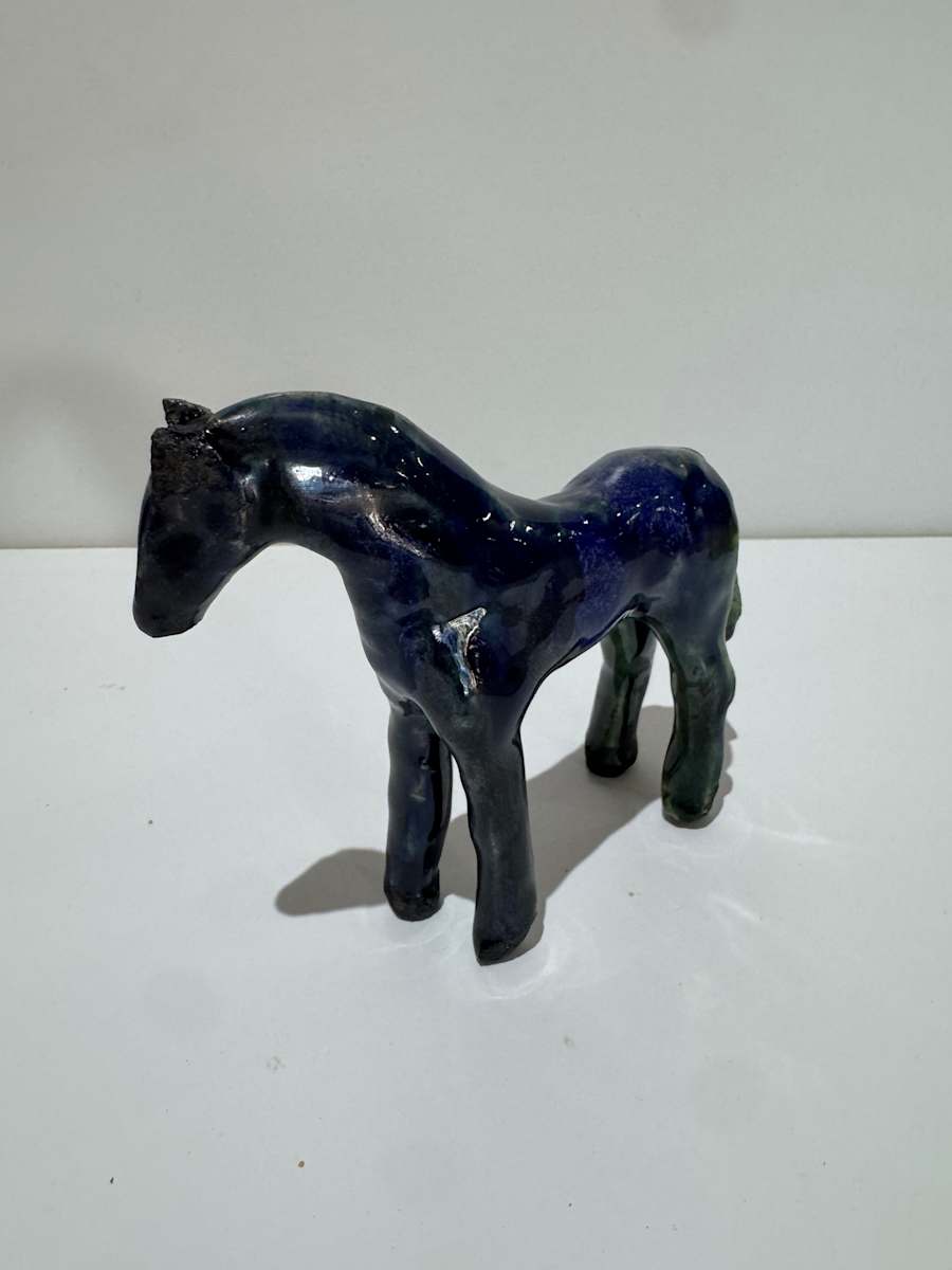 Midnight Mini-Horse by Brandon Reese 