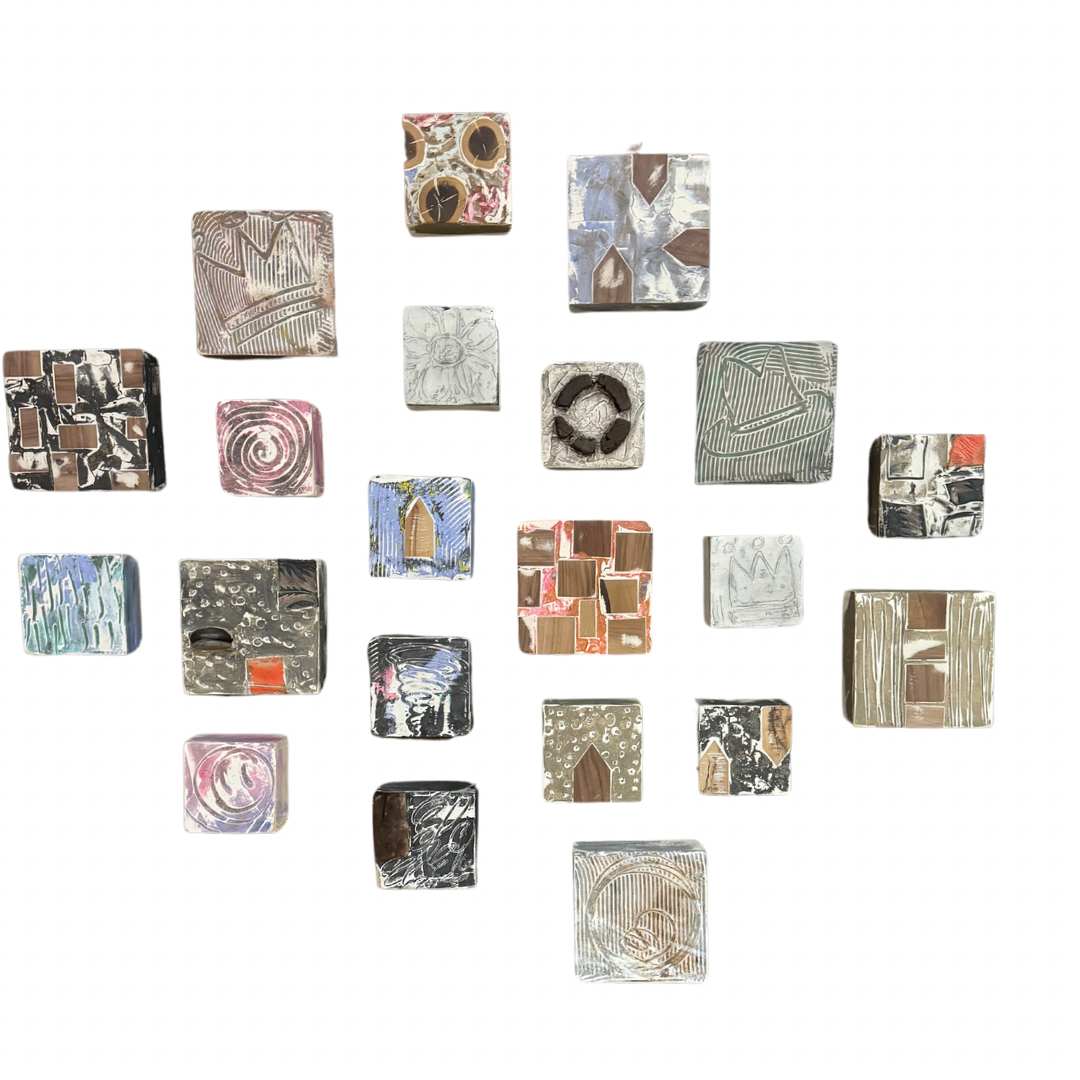 Mini Paintings 8x8 by Brandon Reese, Image 1.