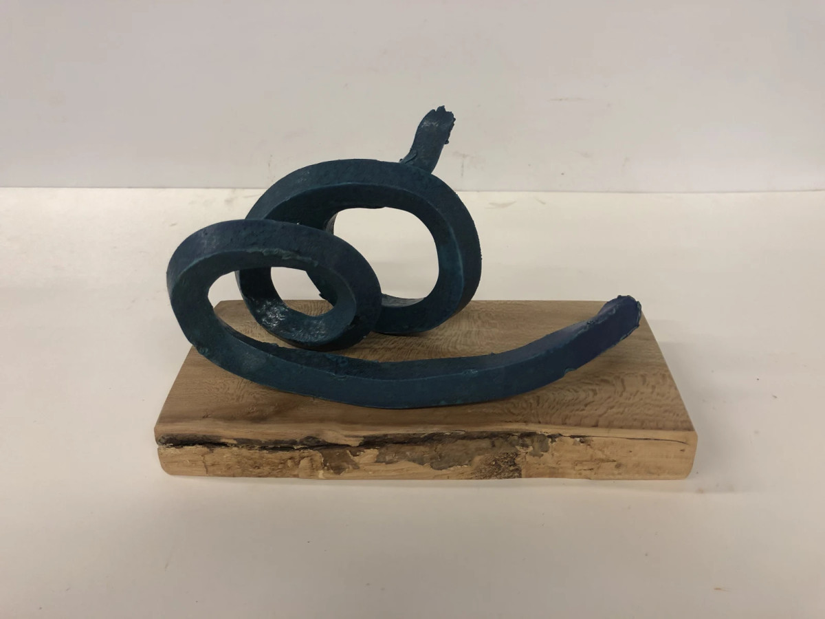 Spiral - Deep Turquoise by Brandon Reese 