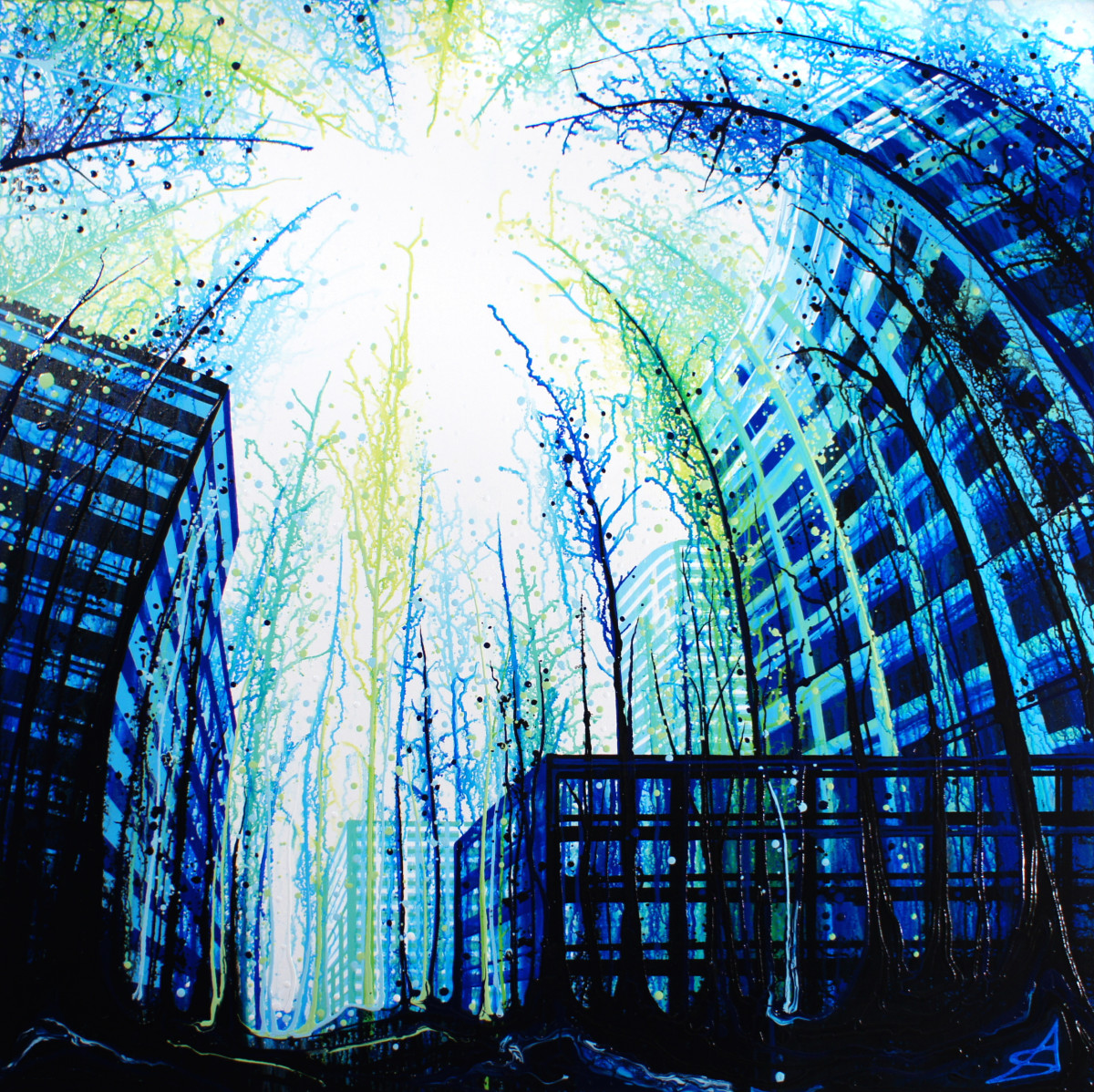 Deep Blue City (Toronto + Mont-Tremblant) by Amy Shackleton 