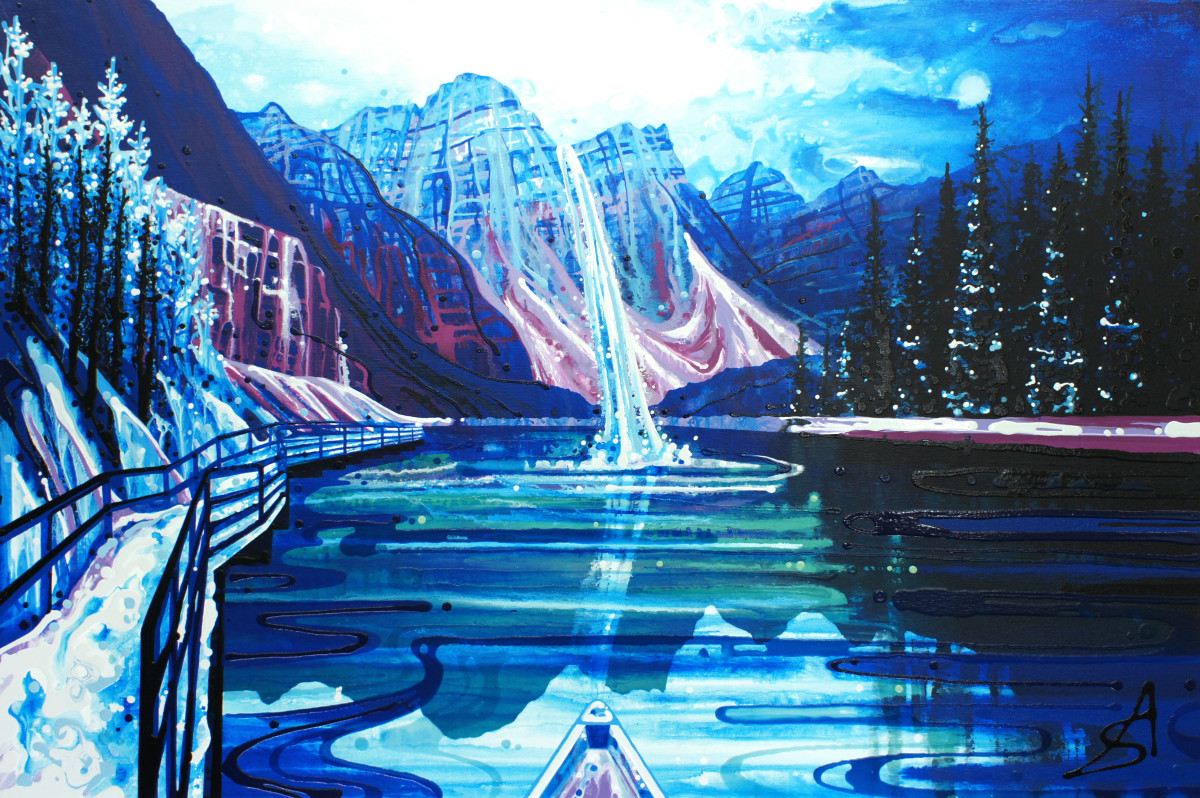 Afterglow (Banff National Park) by Amy Shackleton 