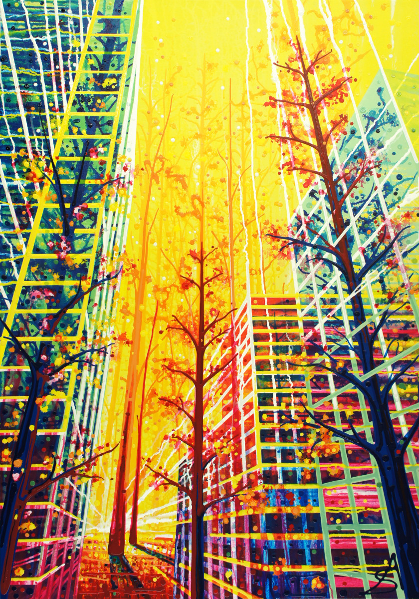 Electric Light (Arizona + New York) by Amy Shackleton 