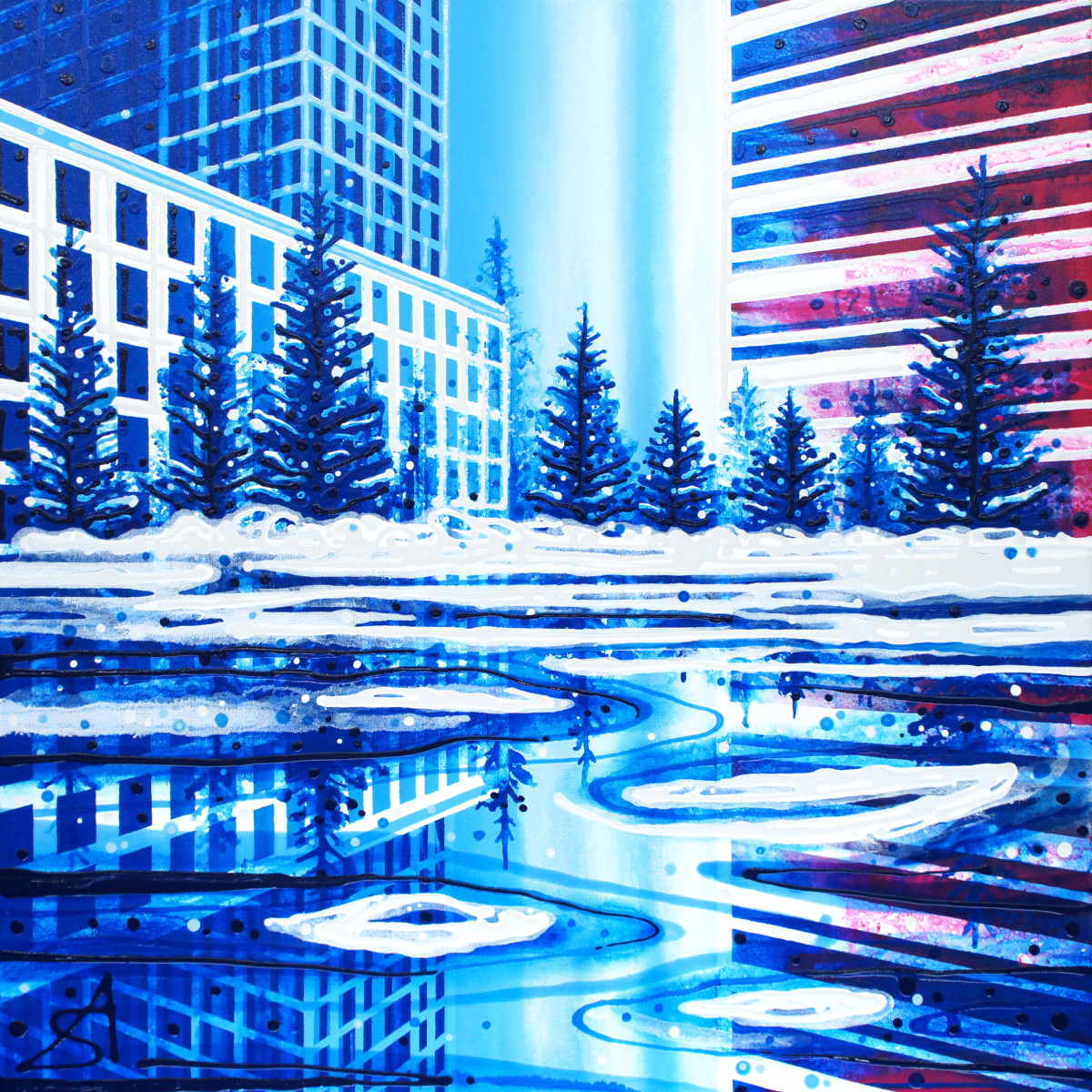 Frosted Glass (Toronto + Minden) by Amy Shackleton 