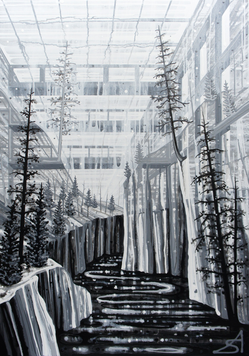 Into the Black (Toronto + Kootenay National Park) by Amy Shackleton 