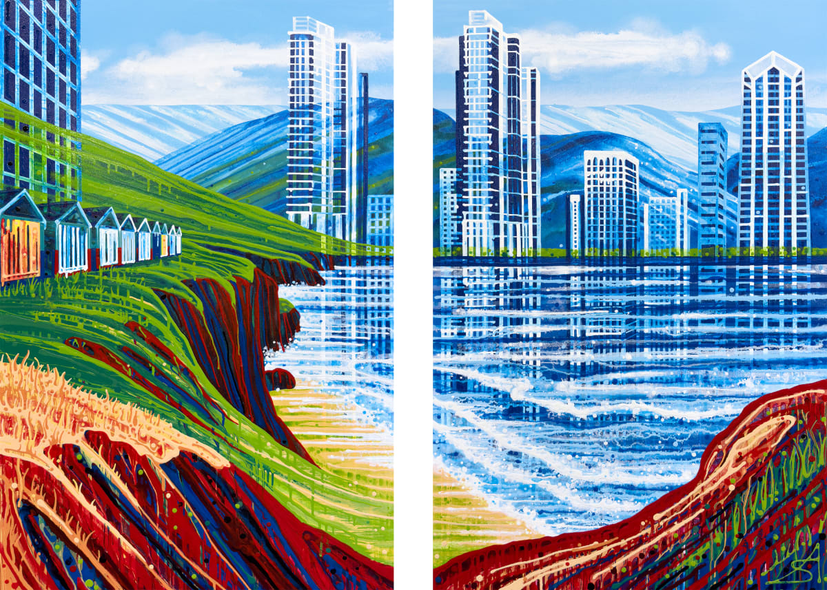 Ebb and Flow (England + California) by Amy Shackleton 