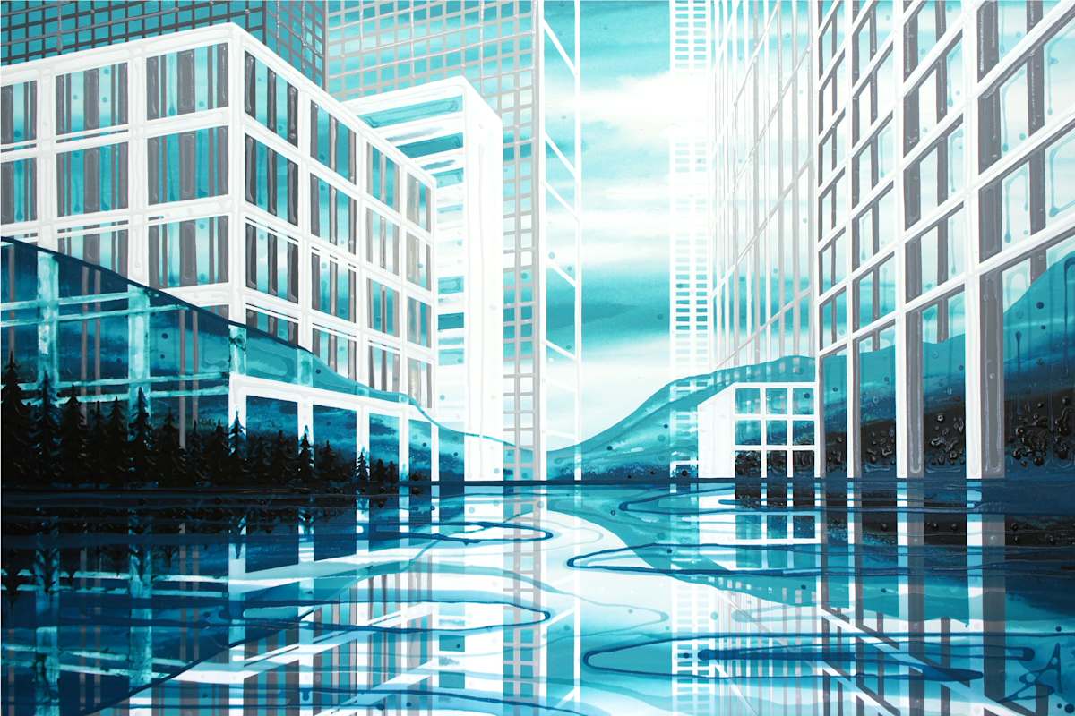 Mirror Image (New York + Yukon) by Amy Shackleton, Image 1.