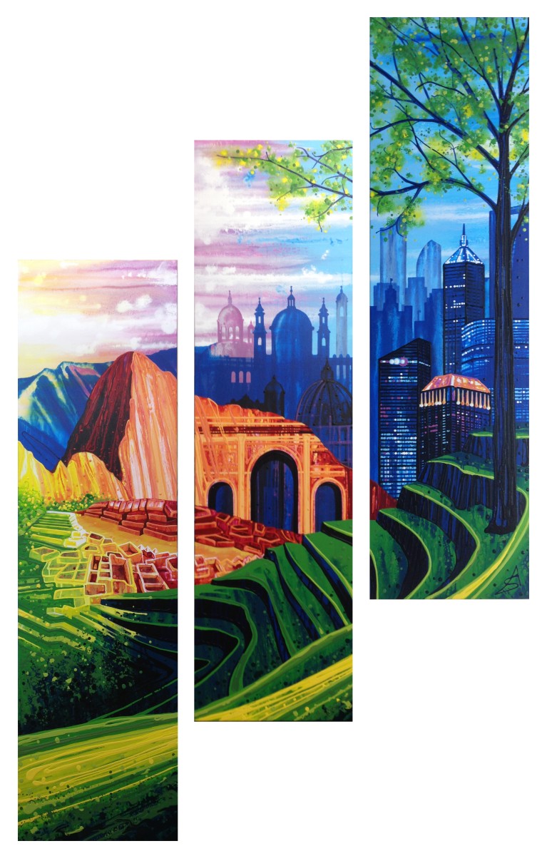 Time Travels (Peru + Italy + China) by Amy Shackleton 