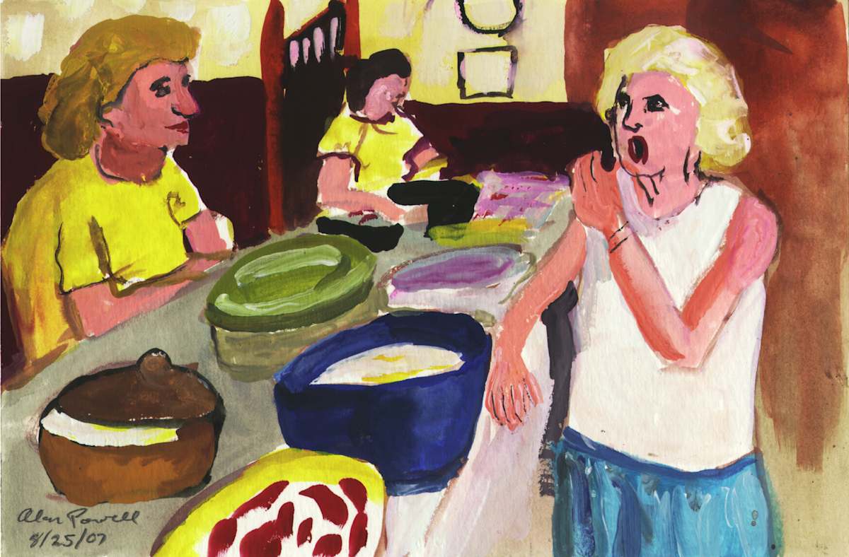 August 25, 2007; Dinner at the Grange by Alan Powell, Image 1.