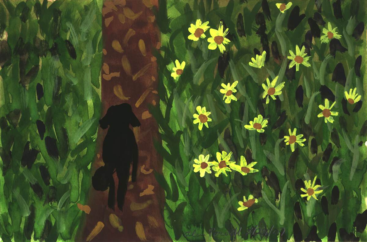 August 29, 2007; BJ on a Walk by Alan Powell, Image 1.