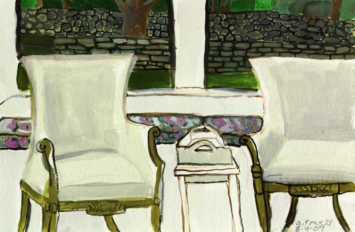 August 4, 2007 Seat Yourself by Alan Powell, Image 1.