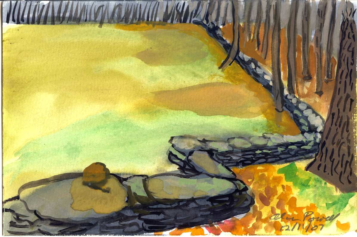 December 11, 2007; Stone Wall by Alan Powell, Image 1.