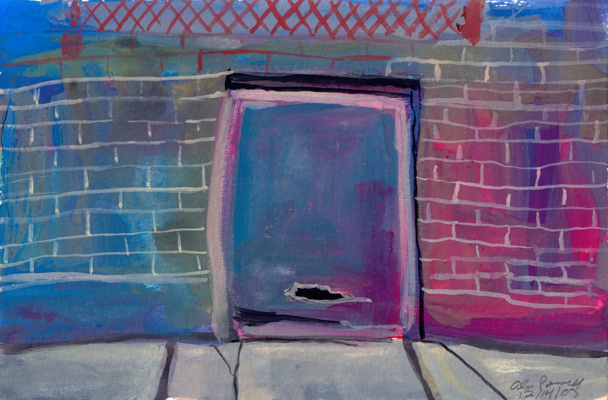 December 14, 2007; Storage Unit Door by Alan Powell, Image 1.