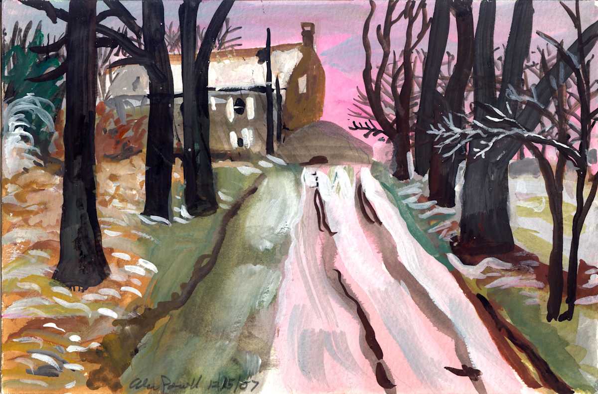 December 15, 2007; Snow Covered Driveway by Alan Powell, Image 1.