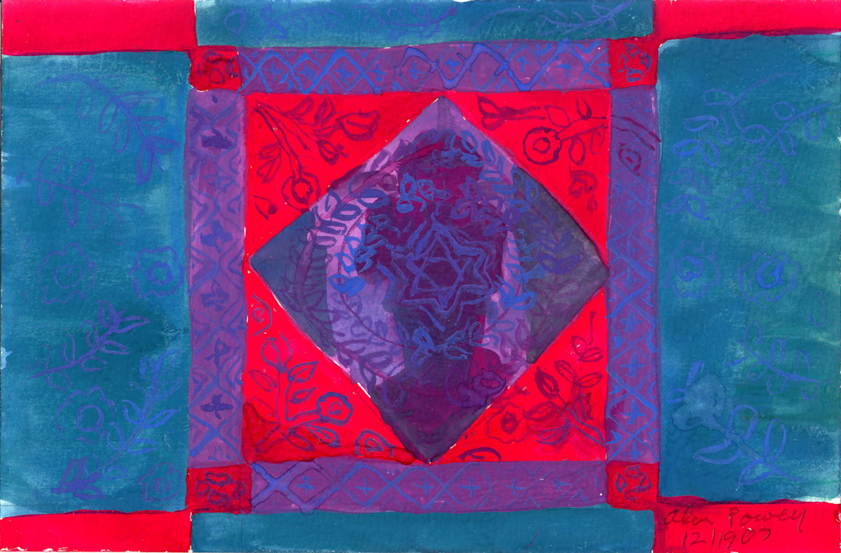 December 19, 2007; Cloth Pattern by Alan Powell, Image 1.