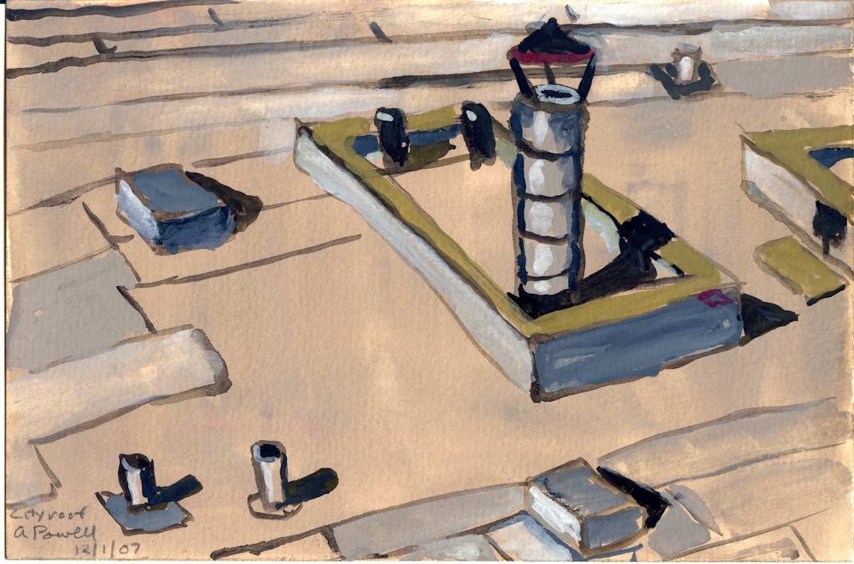 December 1, 2007; Rooftop  by Alan Powell, Image 1.