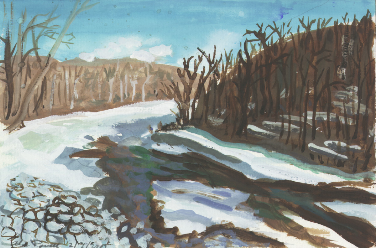 February 7, 2007 Ice on Tohickon Creek by Alan Powell 