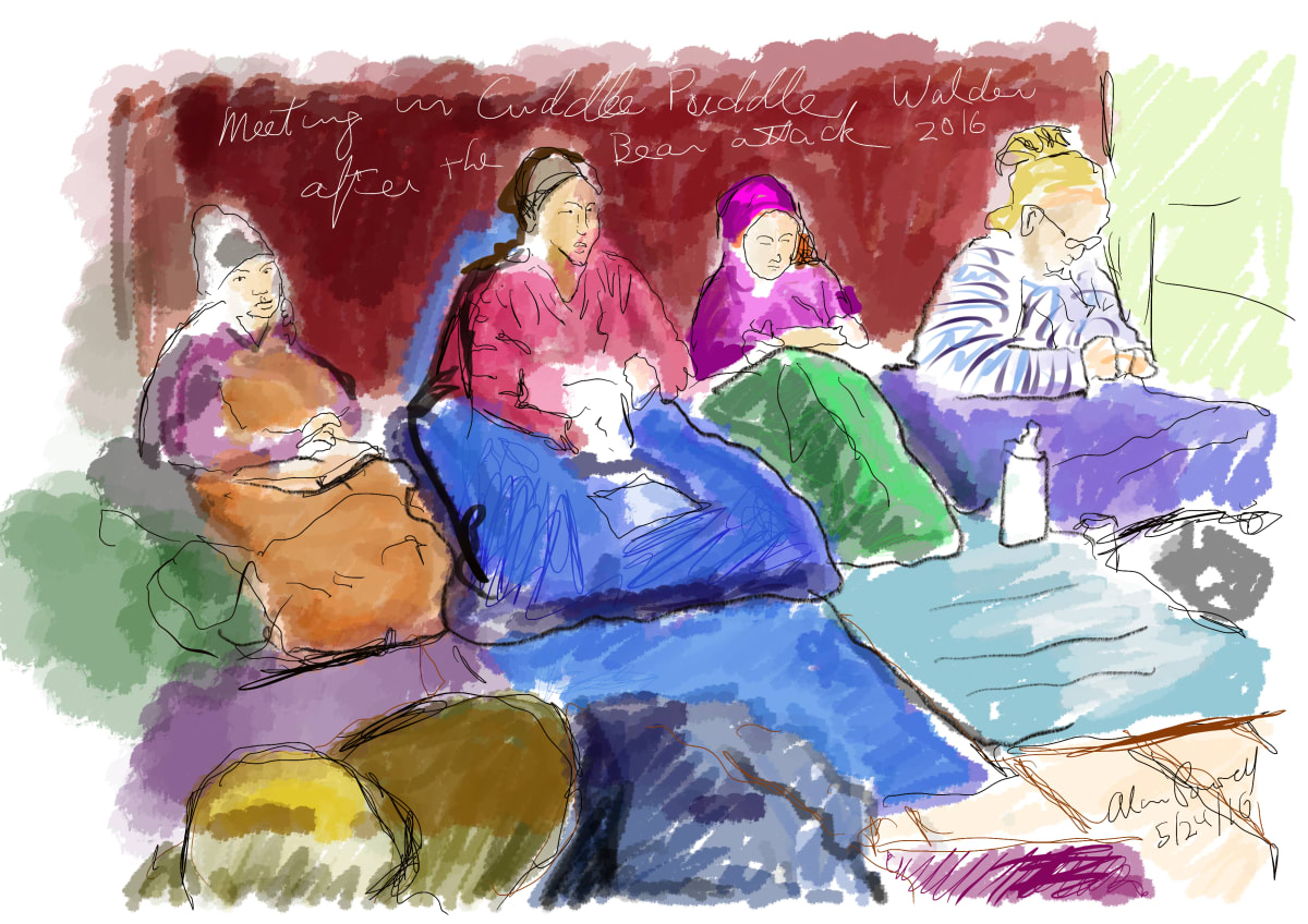 Post Bear Attack Cuddle Puddle 