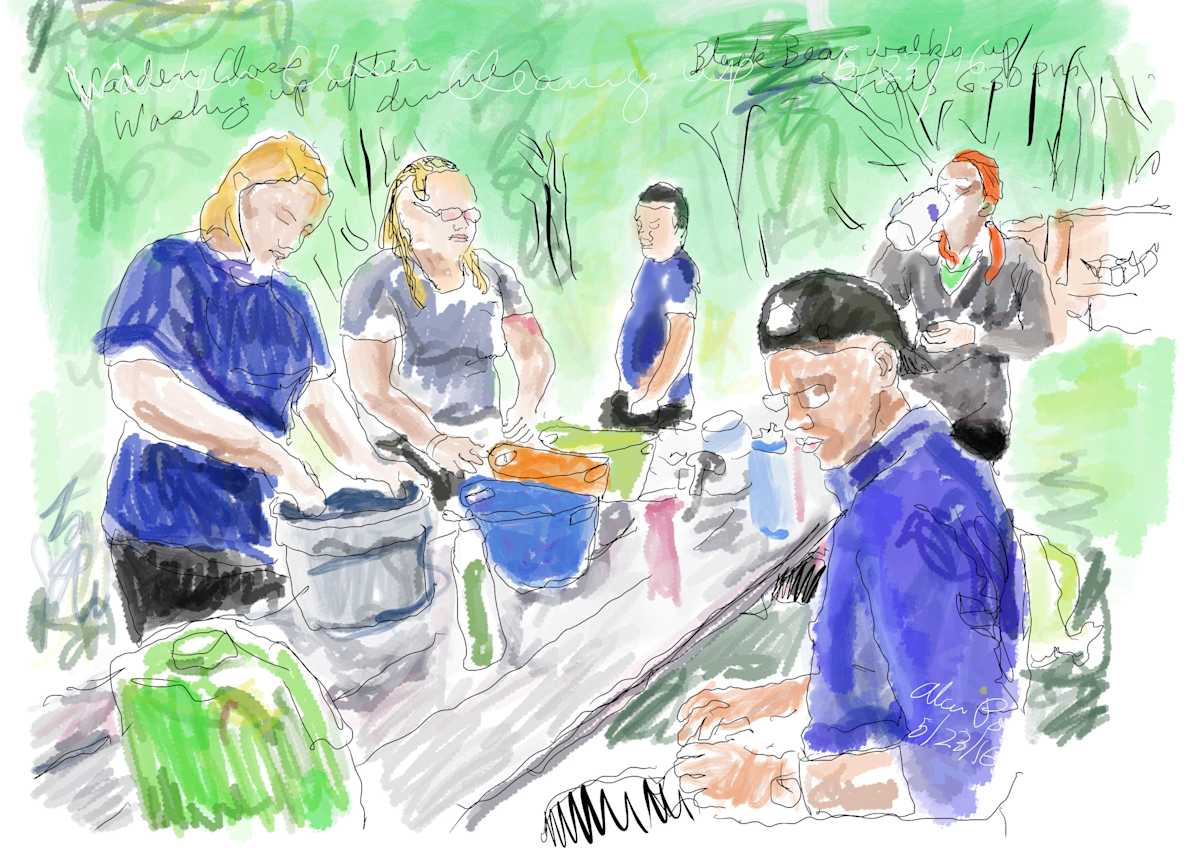 Walden Washing Up, Image 1.