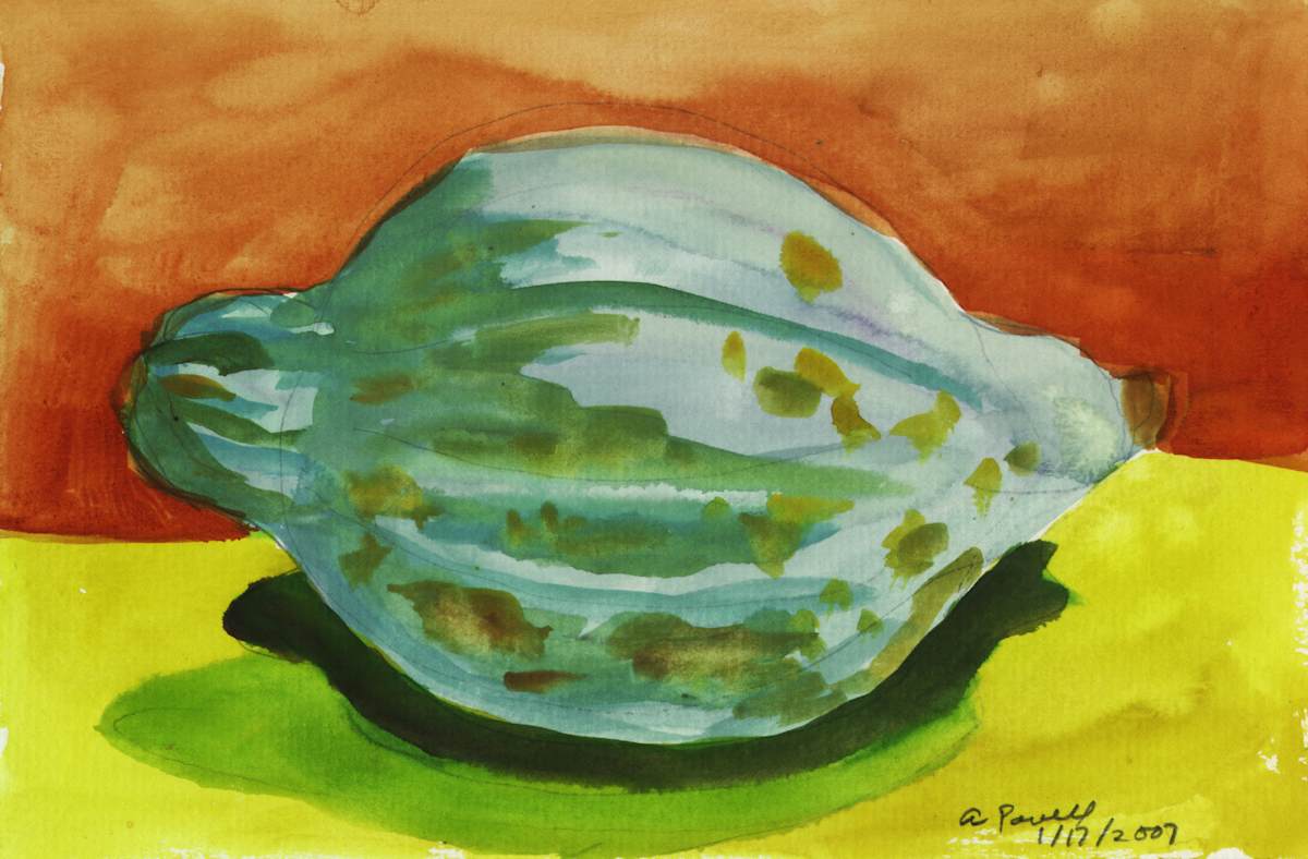 January 17, 2007  Blue Hubbard Squash by Alan Powell, Image 1.