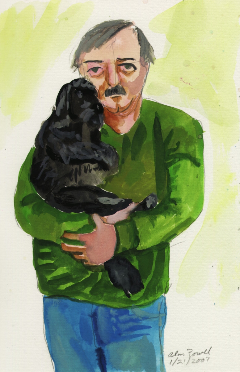 January 21, 2007   Self Portrait with BJ by Alan Powell 
