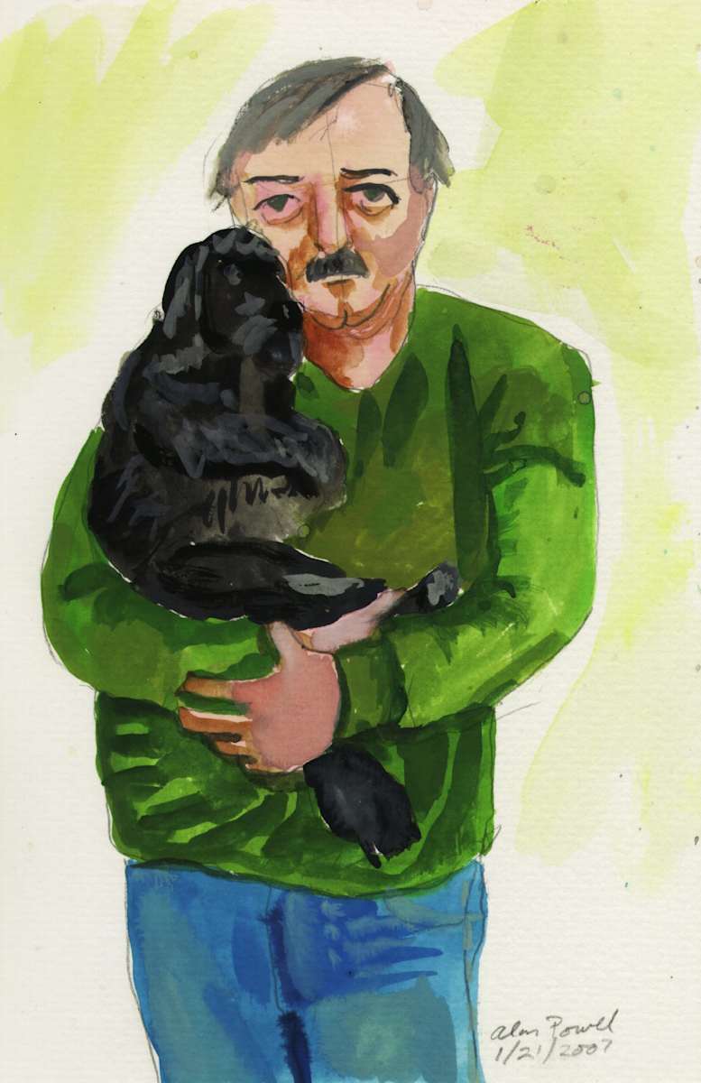 January 21, 2007   Self Portrait with BJ by Alan Powell, Image 1.