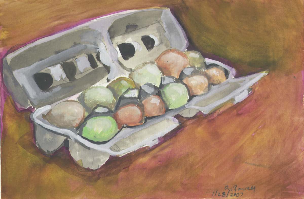 January 28, 2007  Eggs from Rob Shade by Alan Powell, Image 1.