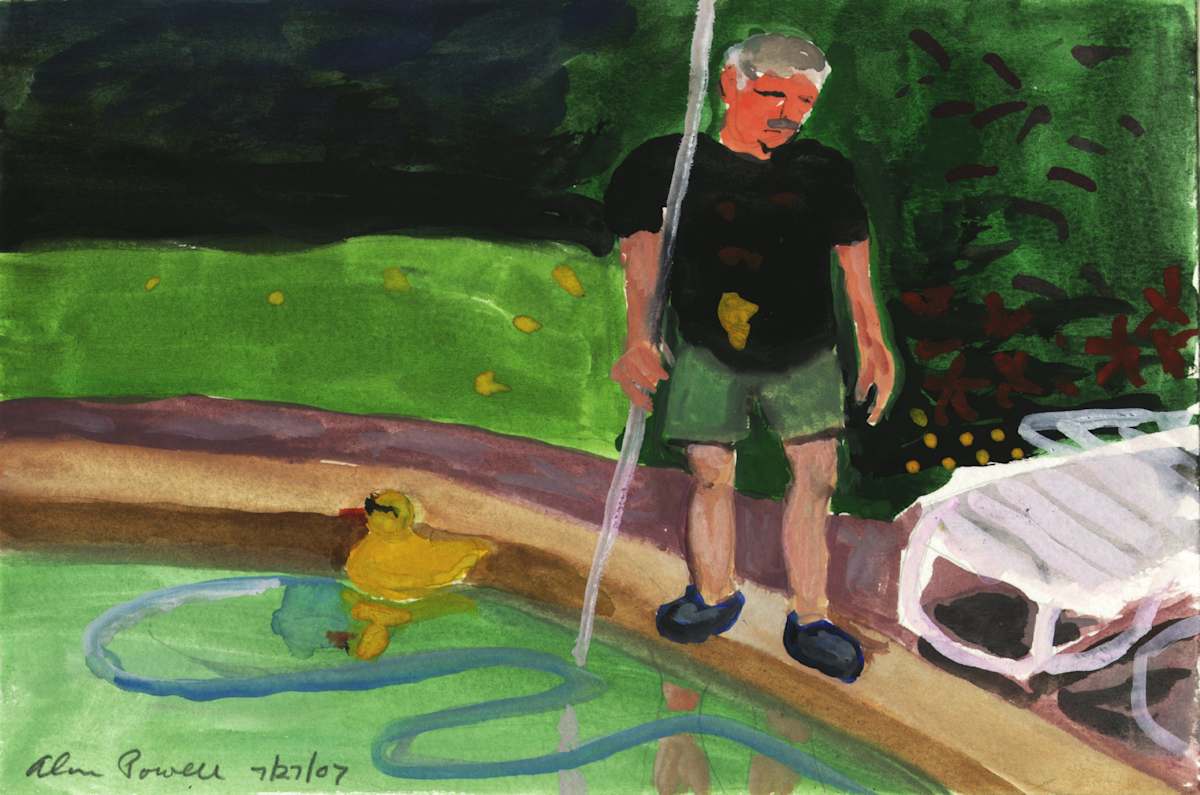 July 27, 2007 Alan by Pool by Alan Powell, Image 1.