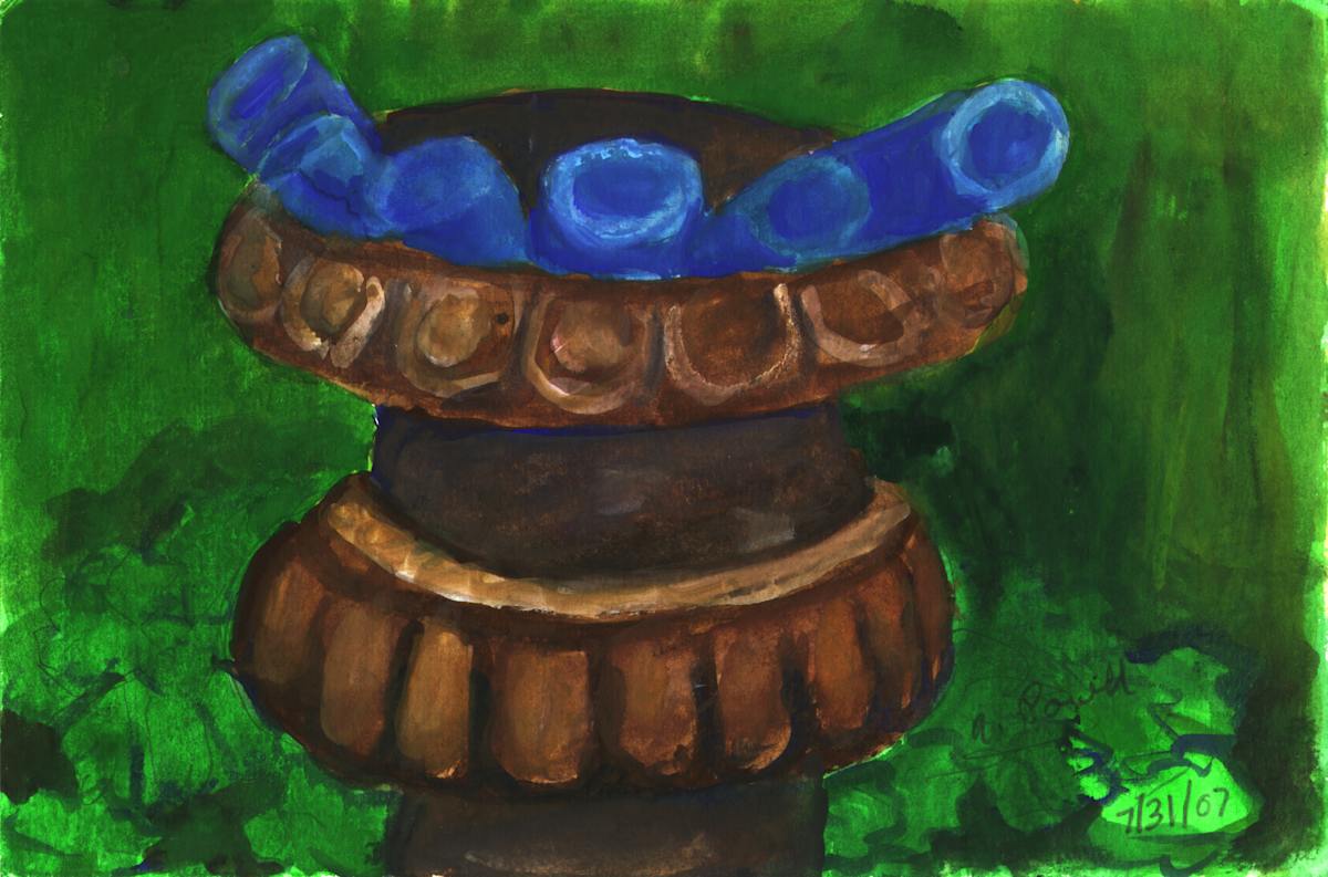 July 31, 2007 Bird Bath by Alan Powell, Image 1.