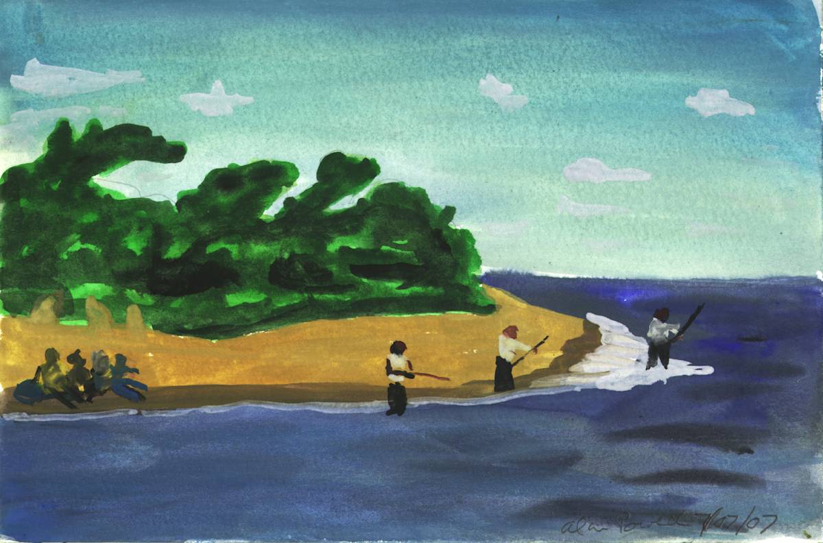 July 7, 2007 - Wading In Water by Alan Powell, Image 1.