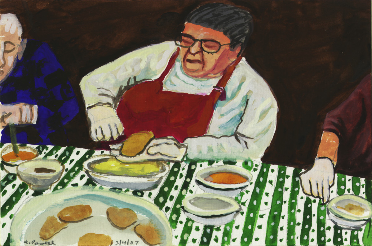 March 4, 2007 Grange lunch by Alan Powell 