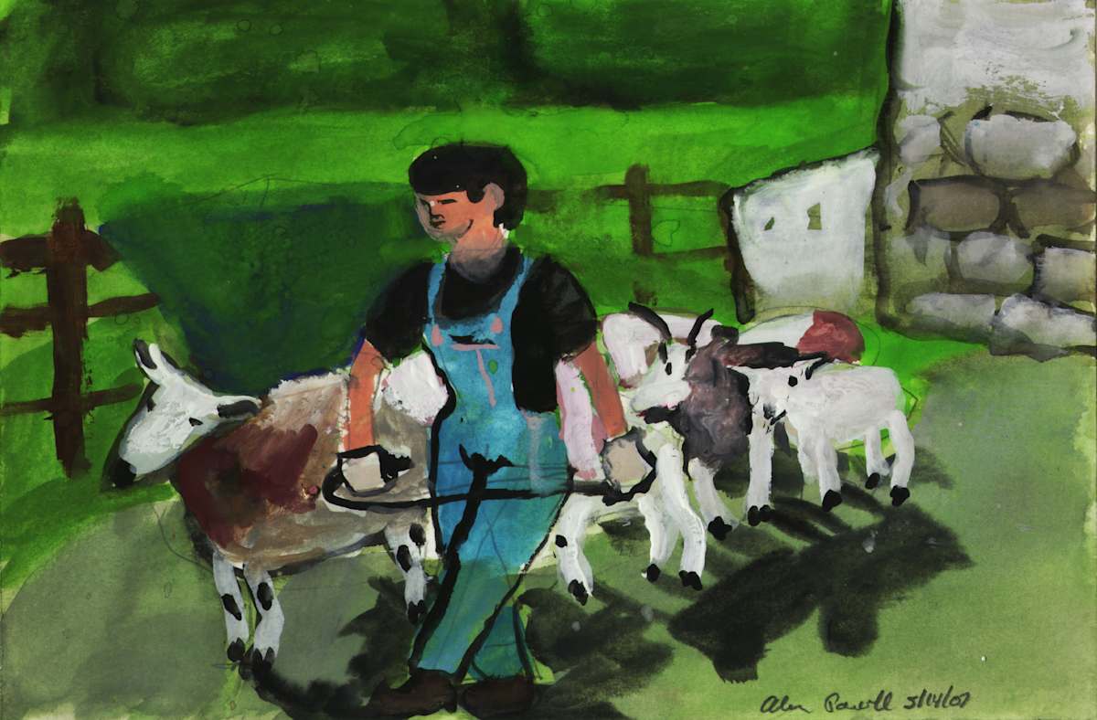 May 14, 2007 Meg Leading the Sheep by Alan Powell, Image 1.