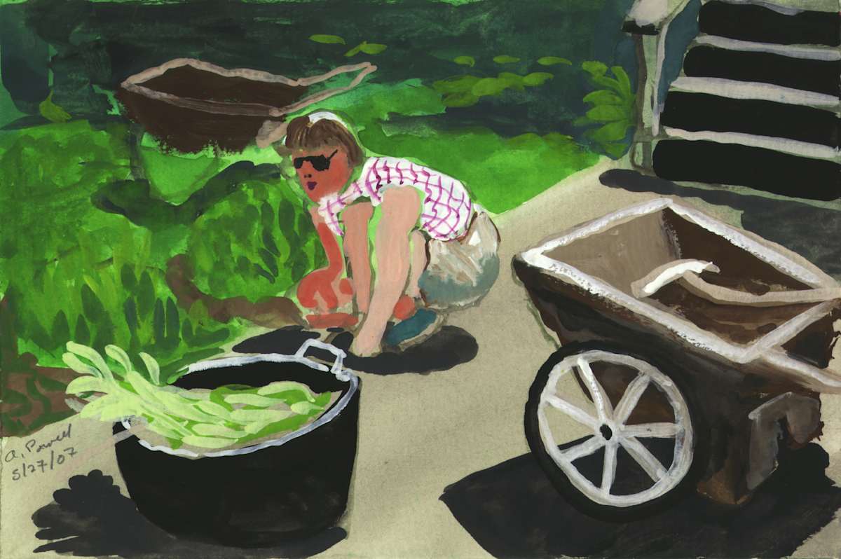 May 27, 2007 Connie Gardening by Alan Powell, Image 1.
