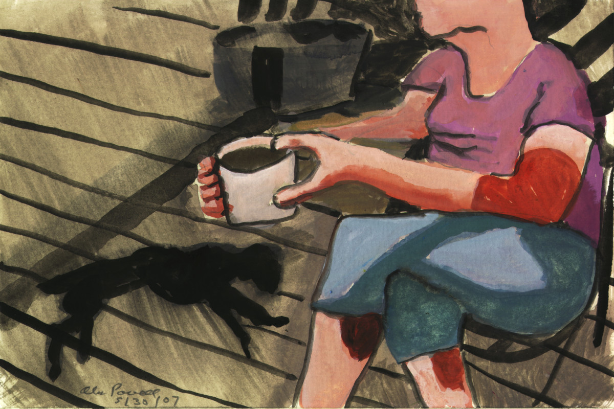 May 30, 2007 Connie on Porch by Alan Powell 