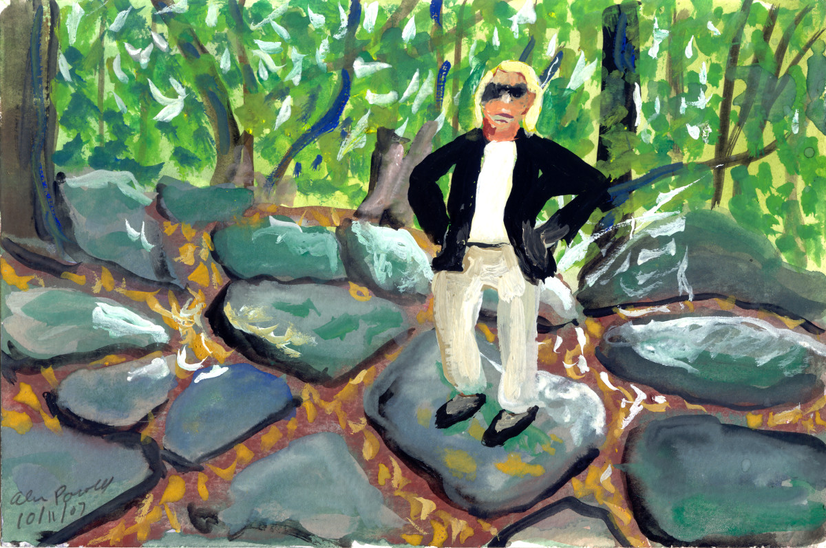 October 11, 2007; Walking on Rocks by Alan Powell 