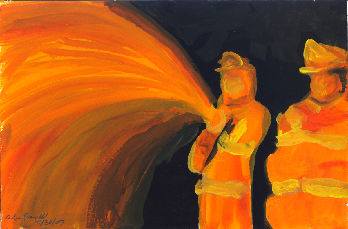 October 30, 2007; Firefighters  by Alan Powell 