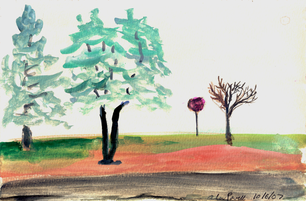 October 6, 2007; Roadside Trees by Alan Powell 