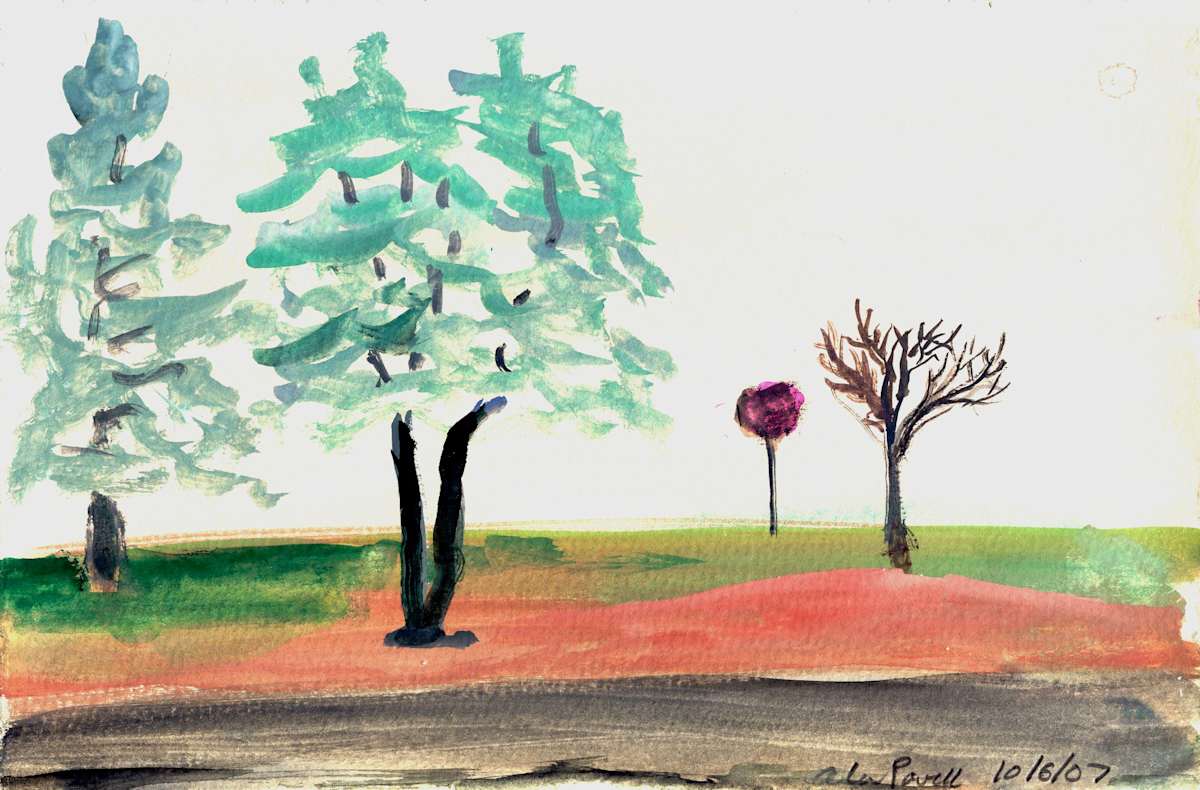 October 6, 2007; Roadside Trees by Alan Powell, Image 1.