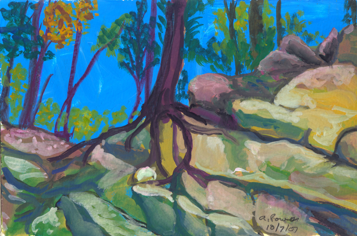 October 7, 2007; Tree Roots by Alan Powell 