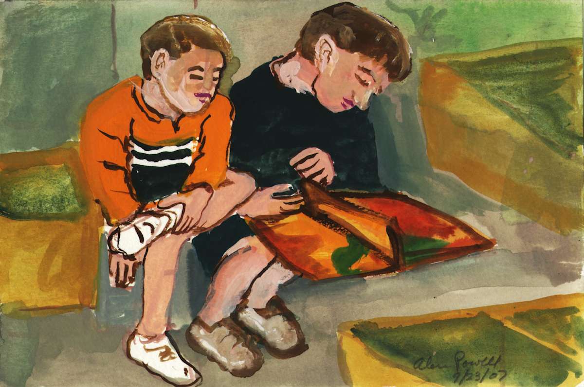 September 23, 2007; Reading  by Alan Powell, Image 1.