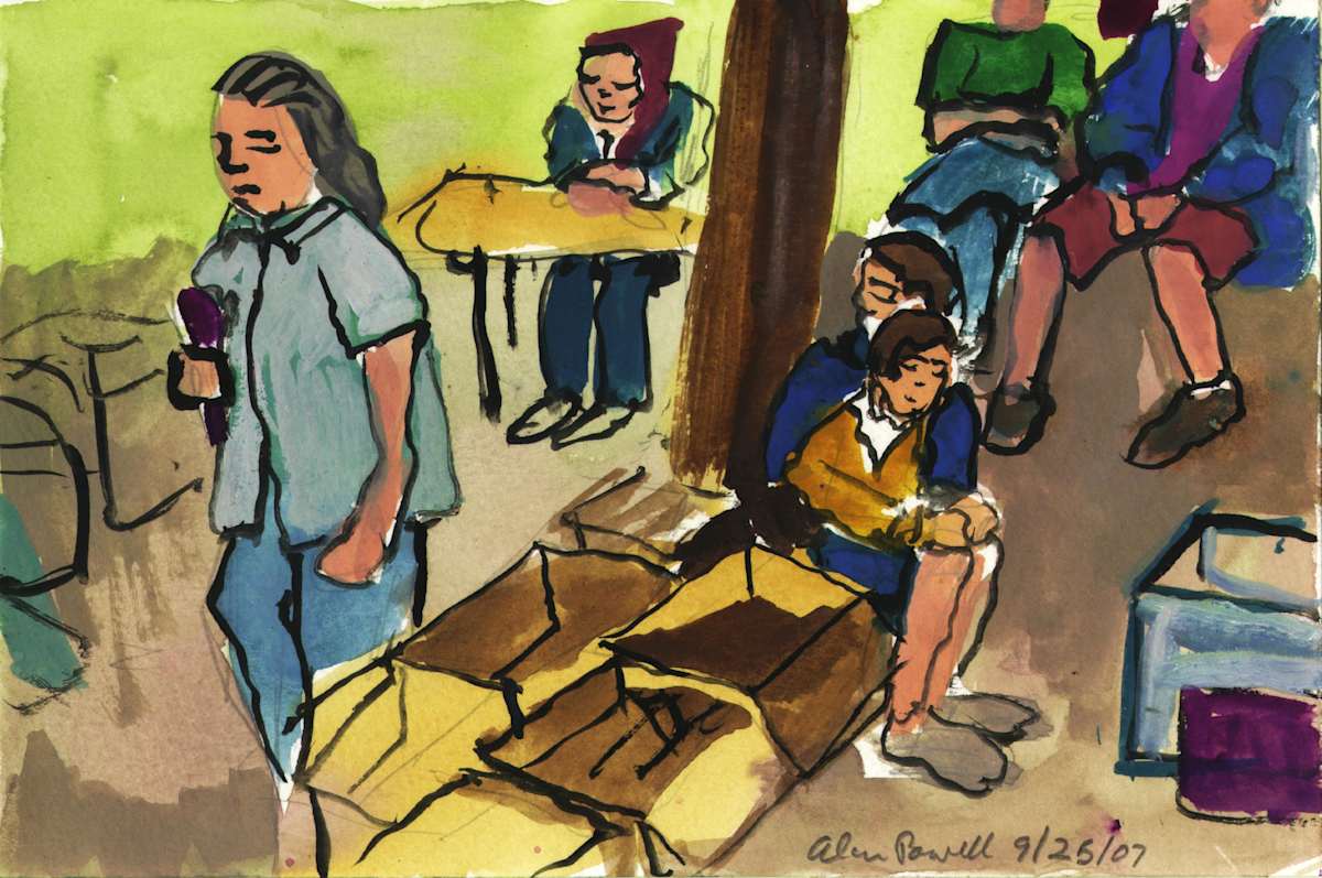 September 25, 2007;  Waiting Room by Alan Powell, Image 1.