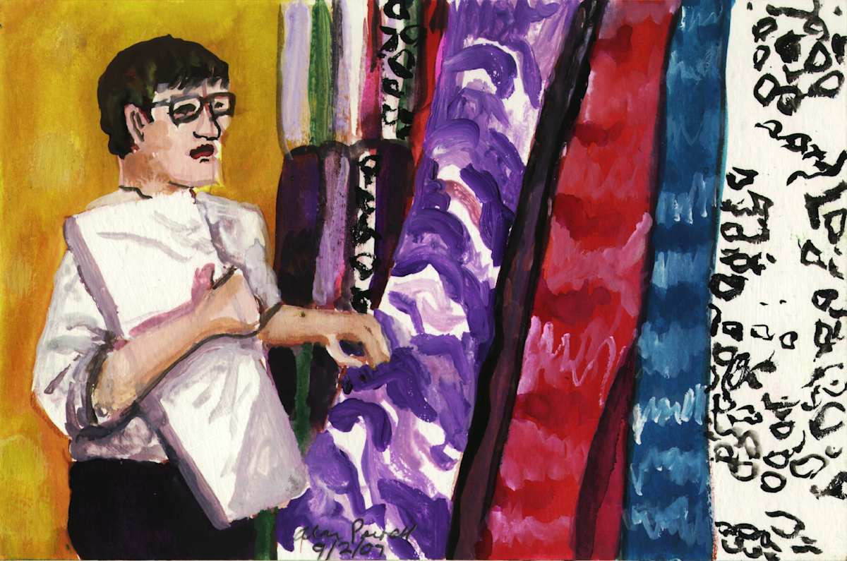 September 2, 2007; Picking Fabrics by Alan Powell, Image 1.