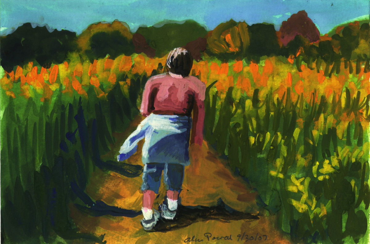 September 30, 2007; Walking Through Fields by Alan Powell 
