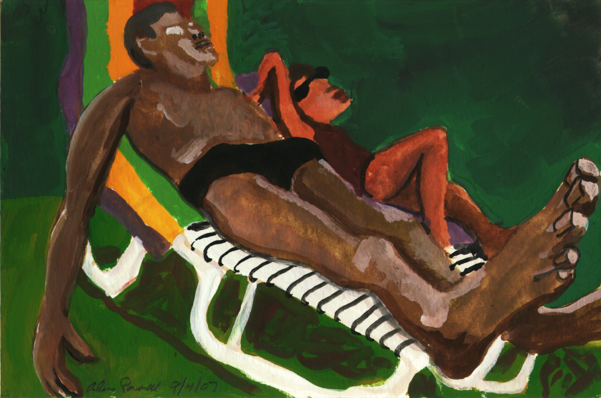 September 4, 2007; Sunbathing by Alan Powell 