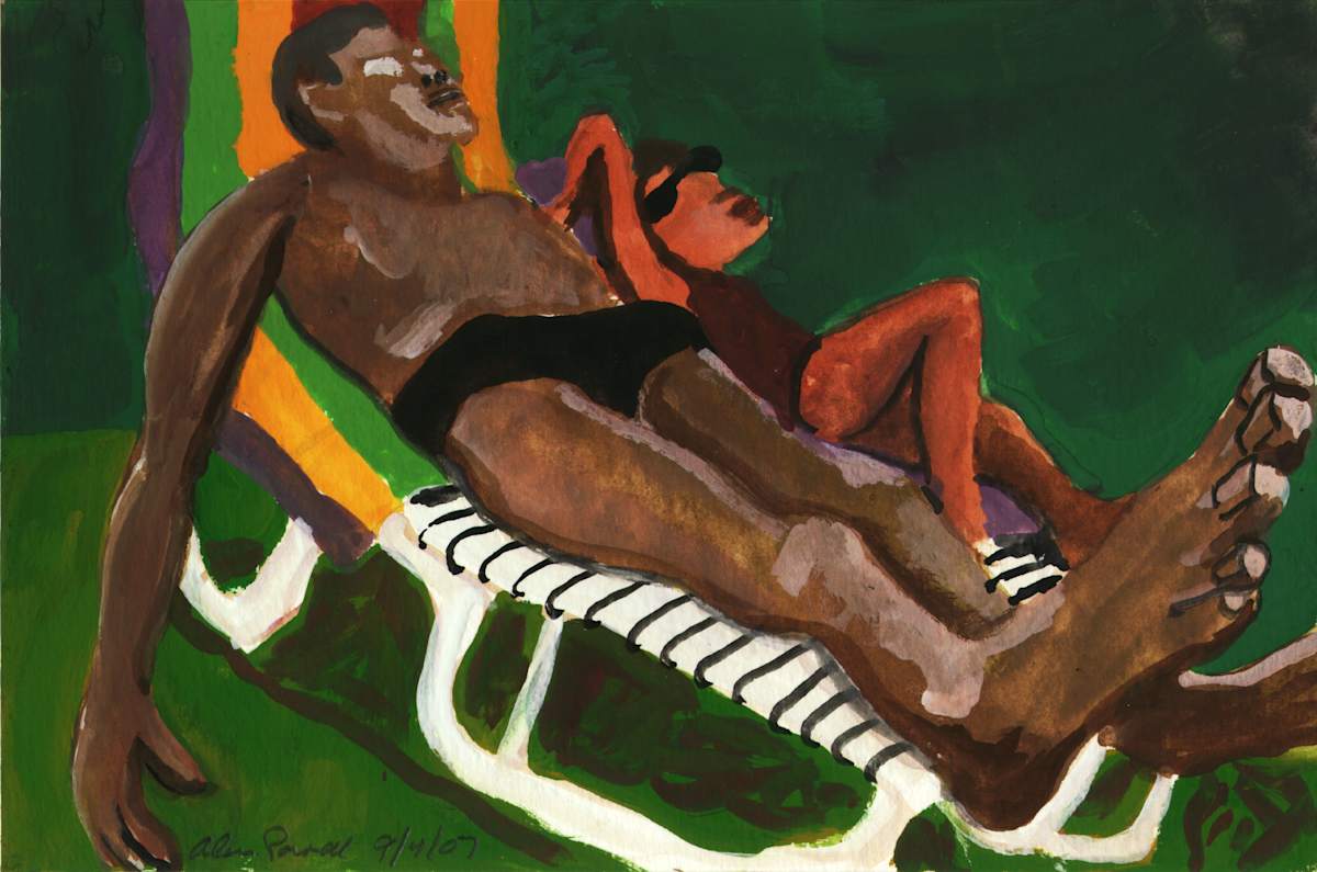 September 4, 2007; Sunbathing by Alan Powell, Image 1.