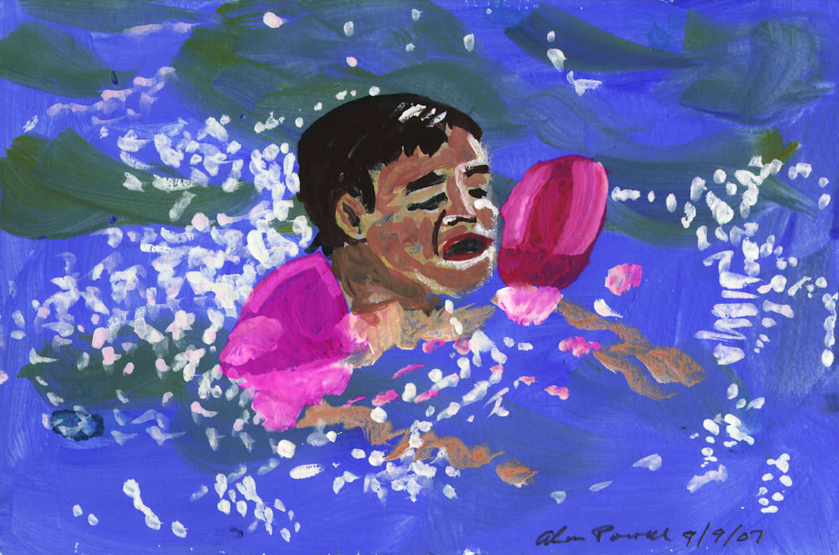 September 9, 2007; Swimming Lesson by Alan Powell, Image 1.